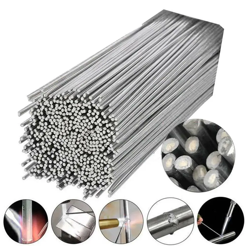 

10/20PCS Low Temperature Aluminum Welding Wire Flux Al Cored Rod No Powder Need 500mm Solder Soldering K8X4