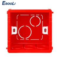 esooli adjustable mounting box internal cassette 86mm83mm50mm for 86 type switch and socket wiring back box