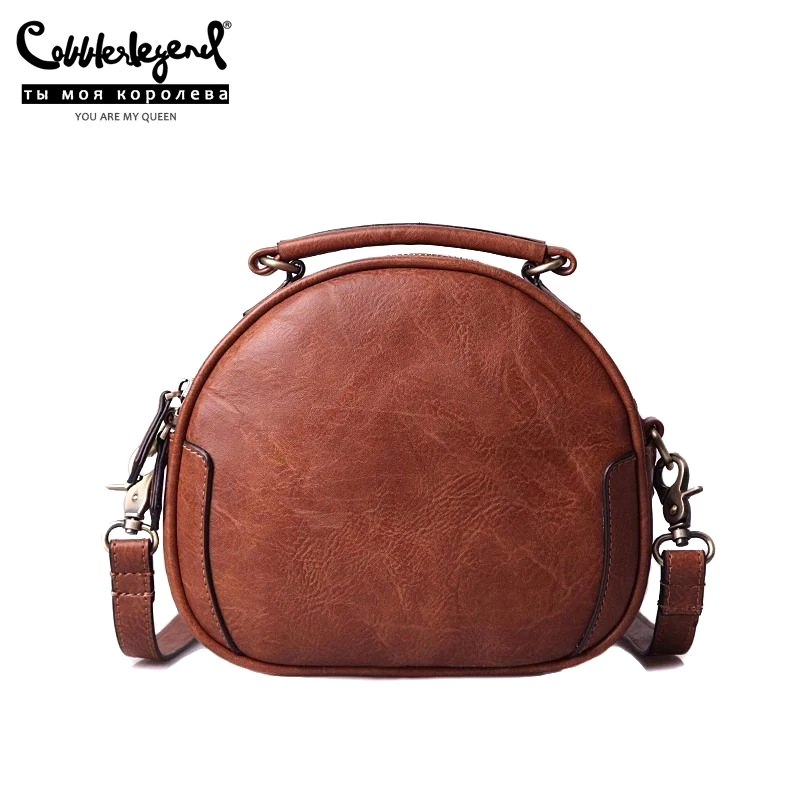

2021 Woman's Genuine Leather Shoulder Crossbody Bags Handbags Summer Vintage Purse Girl Ladies Solid Mini Top-Handle