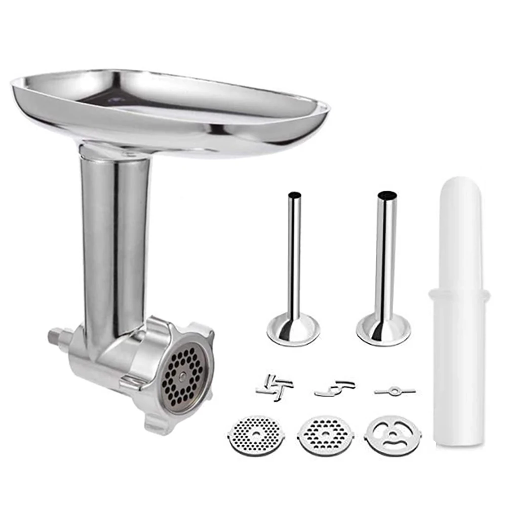 

Meat Grinder Attachement Meat Mincer Sausage Stuffer Accessories for Kitchen Aid Stand Mixers Food Processor Tools Supplies