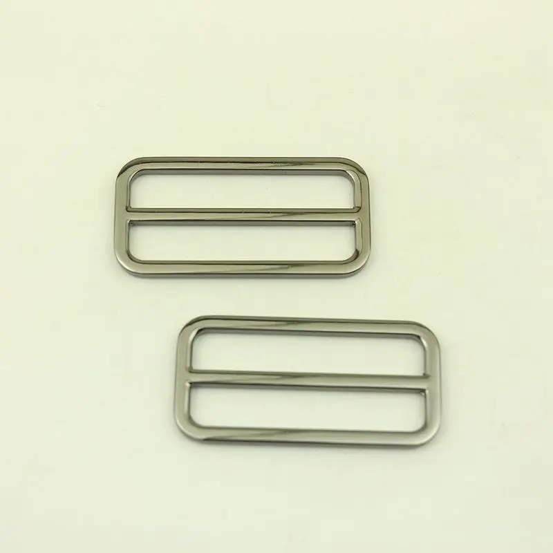 10Pcs 50mm Adjustable Buckles Metal Slider Tri Glide Square Ring Webbing Belt Ribbon Strap Buckle Bags DIY Accessories