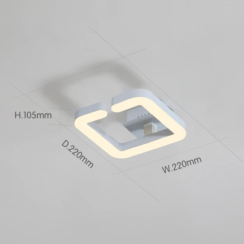 White 1 Head Коричневая современная светодиодная потолочная люстра, лампа Lampara de techo, люстра, освещение для гостиной, спальни, блеск, Кристальный светильник - Цвет абажура: White 1 Head