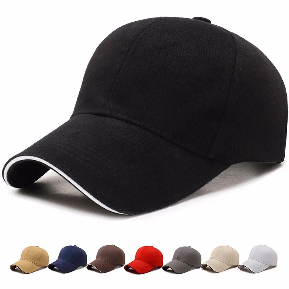 

Men's Cotton Classic Baseball Cap Adjustable Buckle Closure Dad Hat Sports Golf Cap Casual Gorras Hip Hop Dad Hats For Men