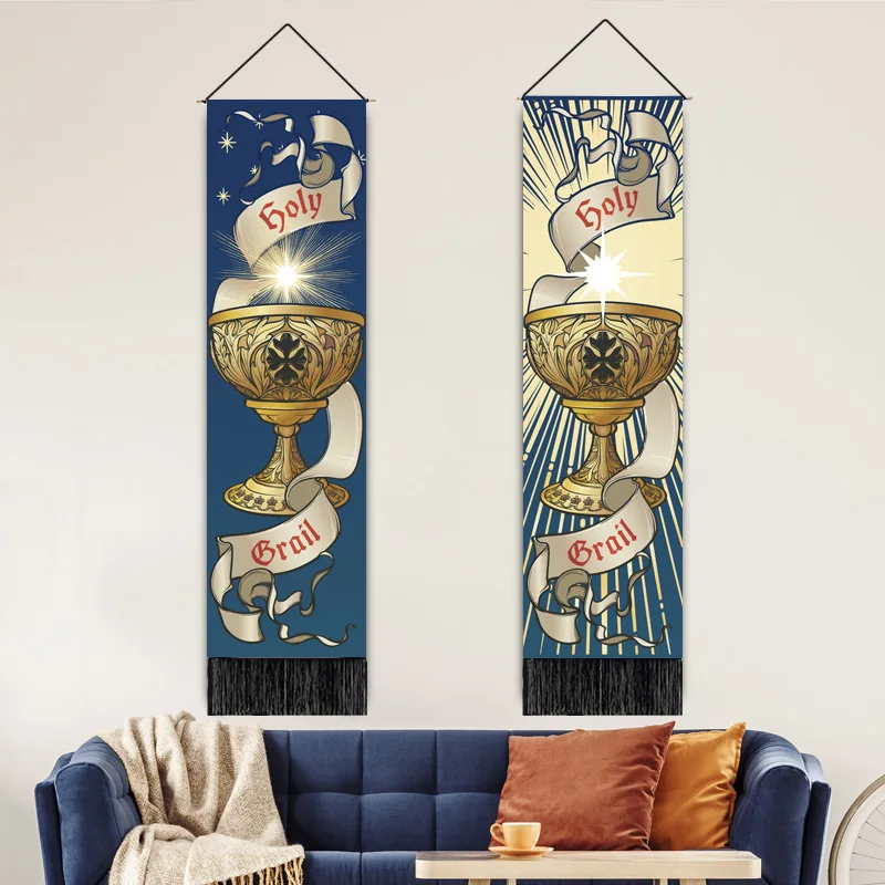 

Трофей, подвесная картина, художественная подвесная картина, подвесная ткань, Настенная печать, декоративная ткань, художественная подвесн...