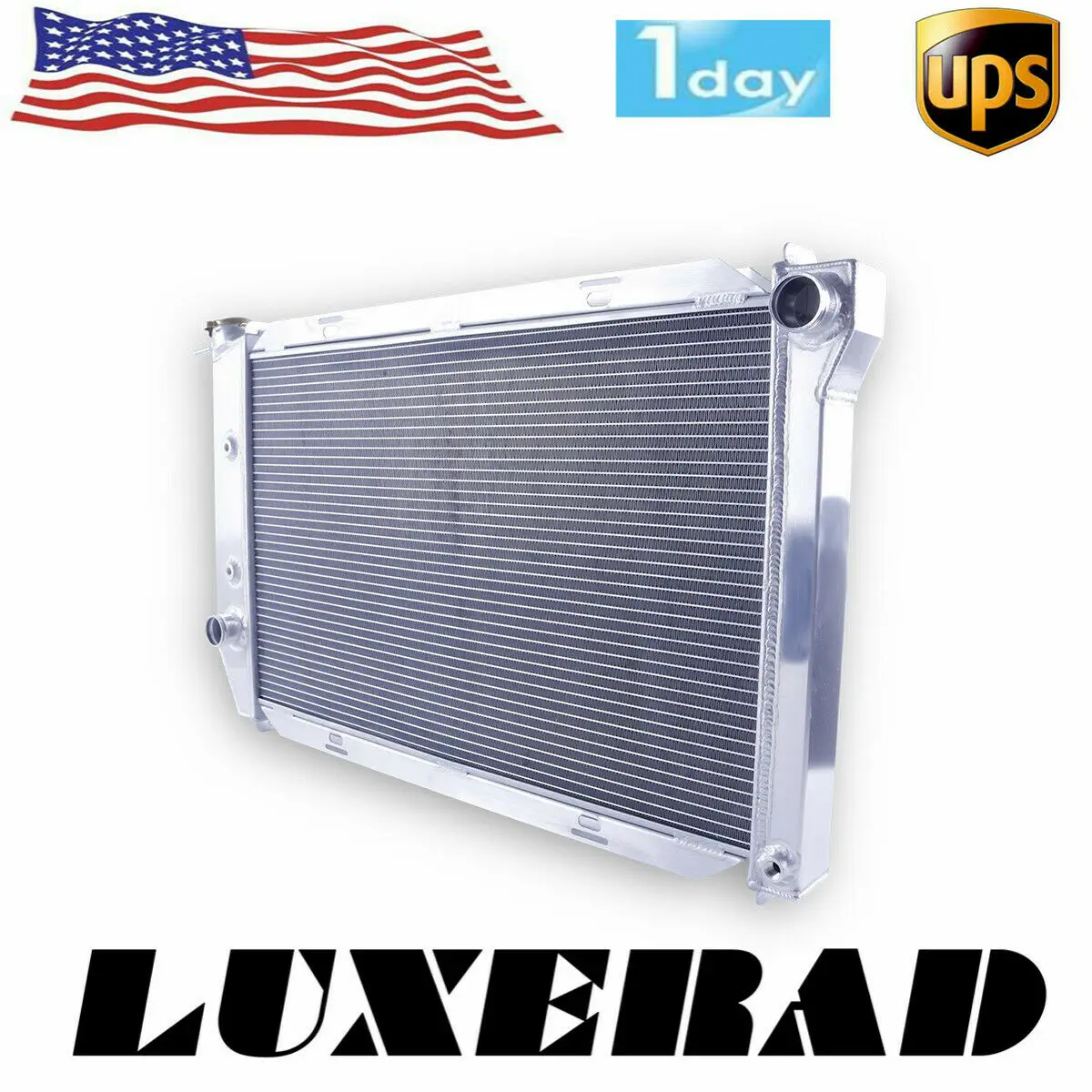 

3 Rows ALL Aluminum Radiator for 1971-1973 Ford Mustang Grande/Base V8 5.0L