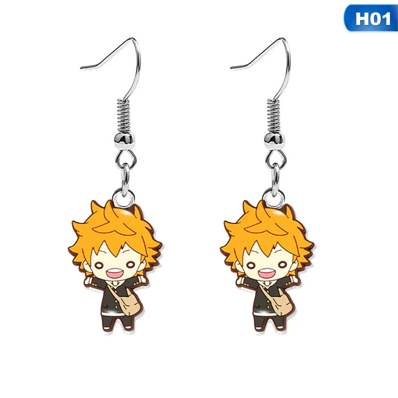 Серьги-гвоздики для мальчиков висячие украшения из акрила в эпоксидной смоле с