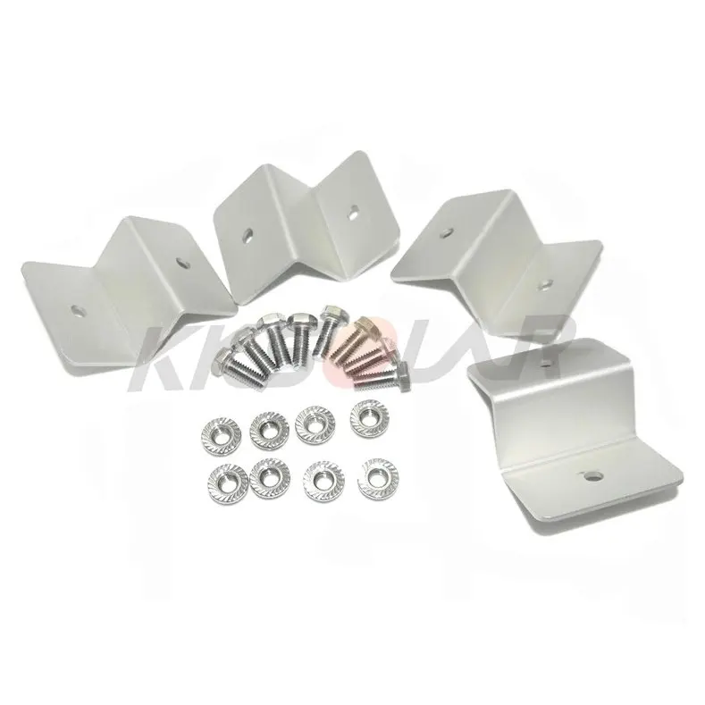 4 шт./компл. набор металлических монтажных кронштейнов для солнечных панелей