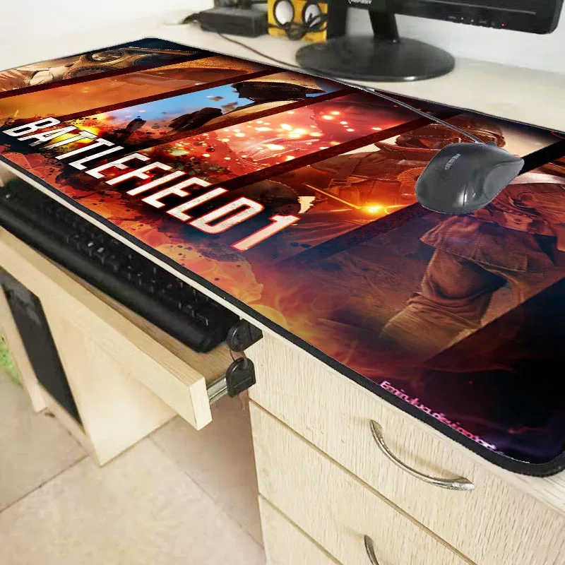 Mairuige Battlefield, 900x400x3 мм, коврик для мыши, Notbook, компьютерный коврик, мышь, лучший игровой коврик с замком, коврик для мыши, геймер, клавиатура, коврики для мыши