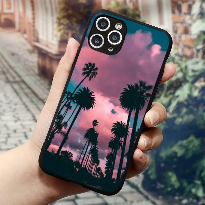 

coconut tree Phone Case for iPhone 11 12 mini pro XS MAX 8 7 6 6S Plus X 5S SE 2020 XR