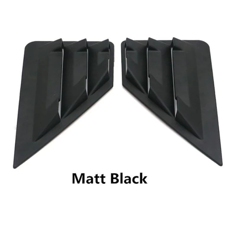 for Toyota C-HR CHR Rear Window Triple-cornered Blinds Cover Trim Car Styling ABS Matte Black 2016-2019 | Автомобили и мотоциклы