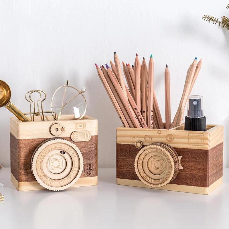 Деревянная ТВ приставка с камерой магнитная лента радиоприемник в форме цветка