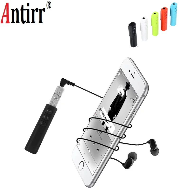 Беспроводной Bluetooth ресивер с разъемом 3 5 мм стерео аудио музыкальный адаптер для