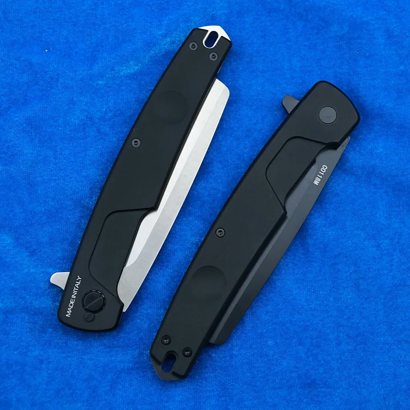 

LEMIFSHE New T-Razor knife Aluminum N690 Folding Blade Ball Bearing Outdoor Kitchen Tactical Camp Hunting EDC