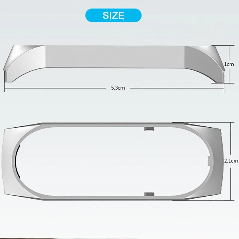 Ремешок для смарт-часов Xiaomi Mi band 6 5 Металлический Стальной сменный