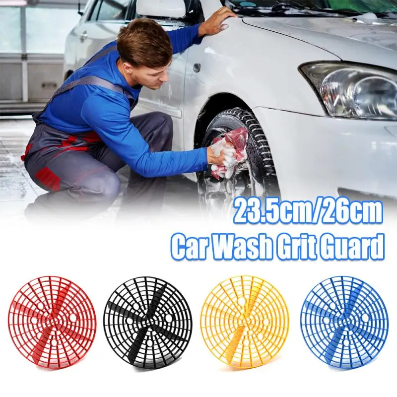 

23.5/26cm Car Wash Bucket Car Cleaning Tool Car Wash Grit Guard Insert Washboard Bucket Filter Sand Isolation Net Car Accessorie