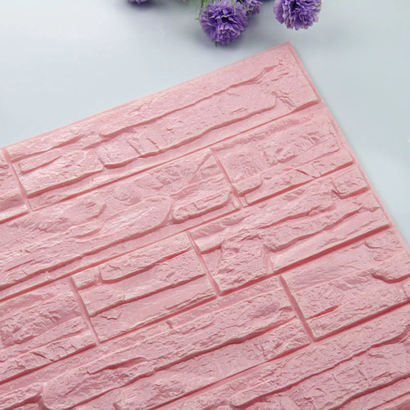 DIY самостоятельно Adhensive 3D кирпичная стена наклейки Декор в гостиную пены