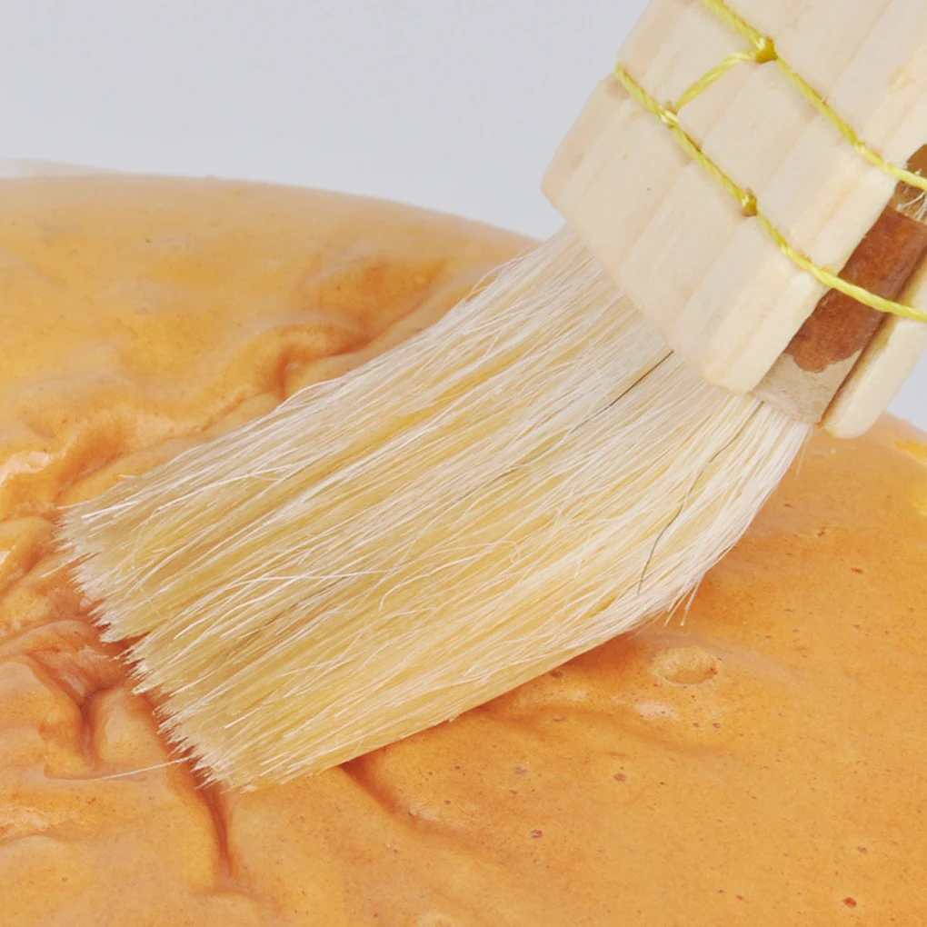 Щетка с деревянной ручкой прямыми краями щетка для приготовления соуса барбекю