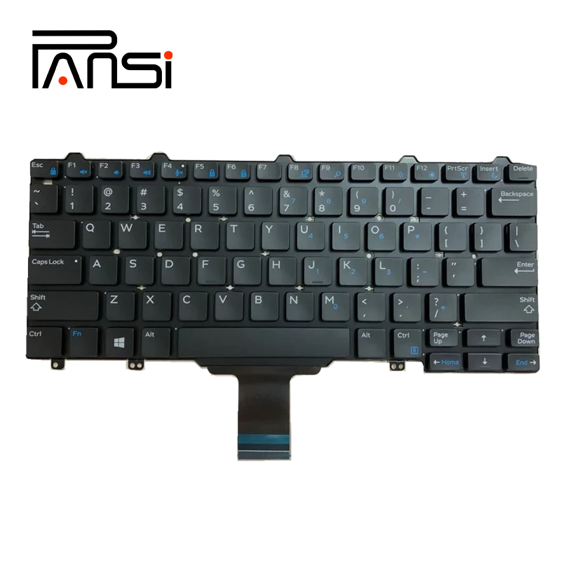 Оригинальные новые положительные клавиатуры с подсветкой US для ноутбука Dell Latitude