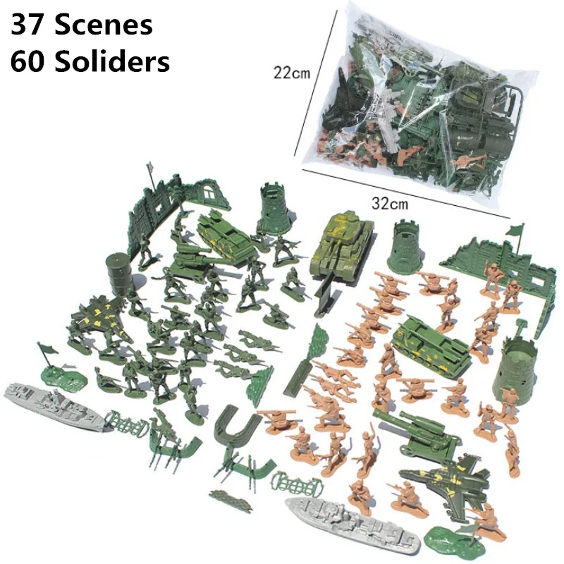 Пластиковая фигурка солдата модель игрушки военные аксессуары костюм армейские