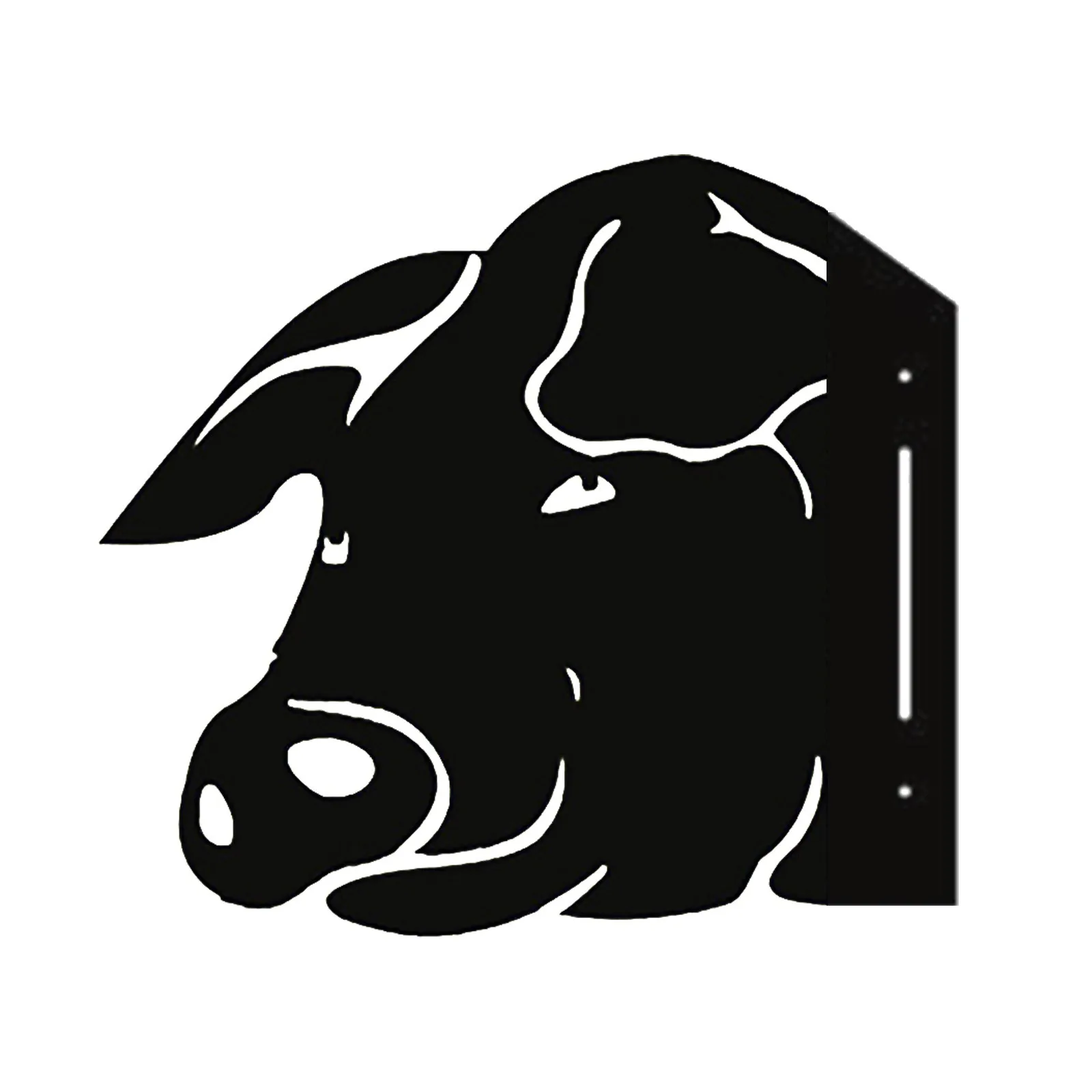 Металлическая уличная подвеска в виде животного крупного рогатого скота | Дом и