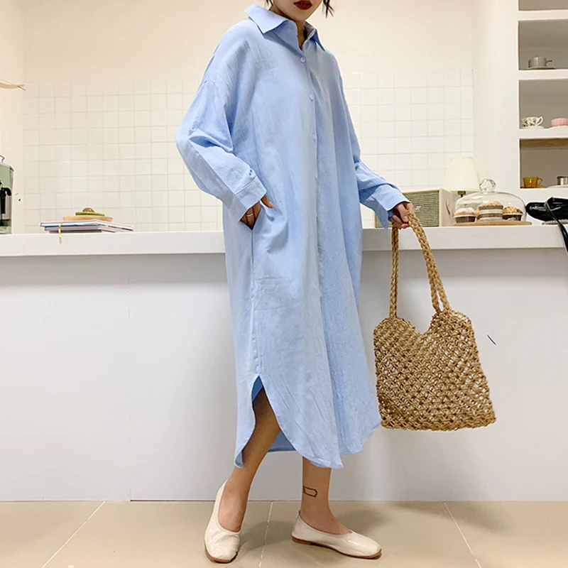 Рубашка женская Повседневная офисная с длинным рукавом модная блузка из хлопка и