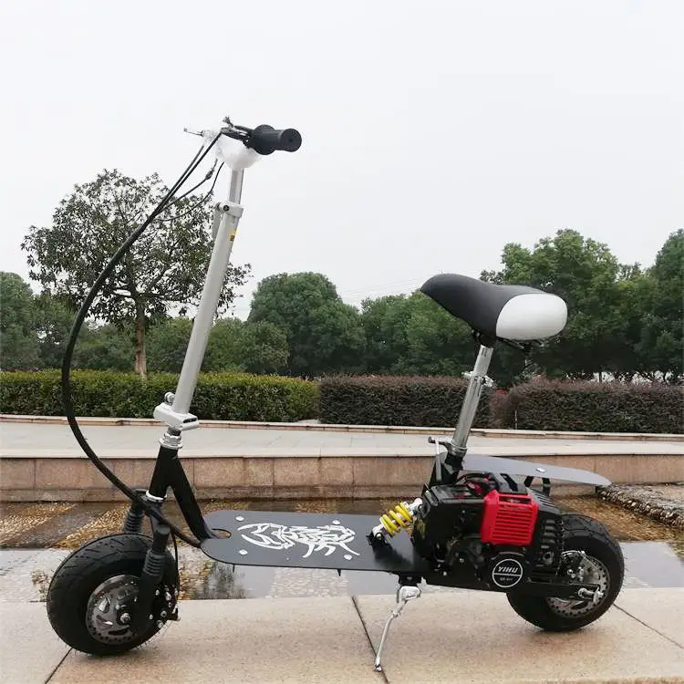 Бензиновый скутер мини для ходьбы маленький взрослых двухтактный газовый