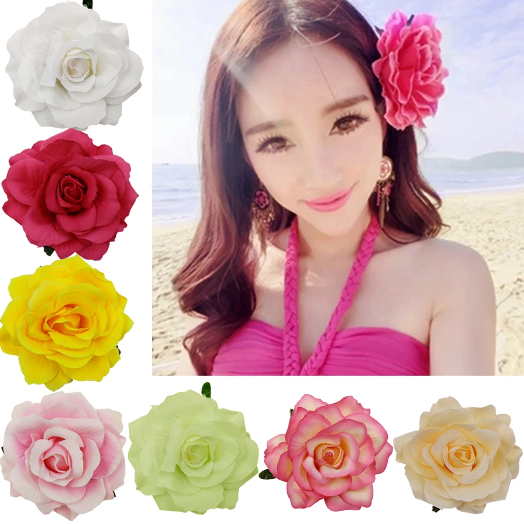 Заколки для волос с цветами розы 7 шт.| |