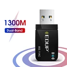 USB Wi-Fi адаптер EDUP, 1300 Мбитс, 802.11AC