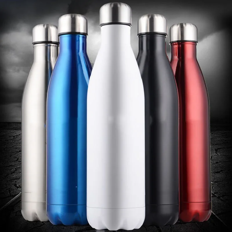 350/500/750/1000 мл креативная бутылка для воды с двойными стенками без бисфенола А из