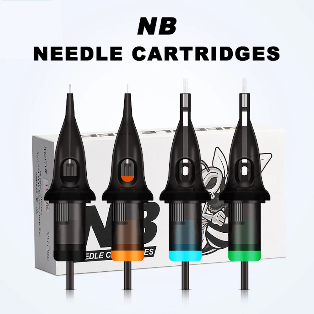 

NB 20PCS Disposable Cartridge Tattoo Needles RL RS M1 RM Professional Sterilized Tattoos Needle For Tattoo Machine Pen Supplies