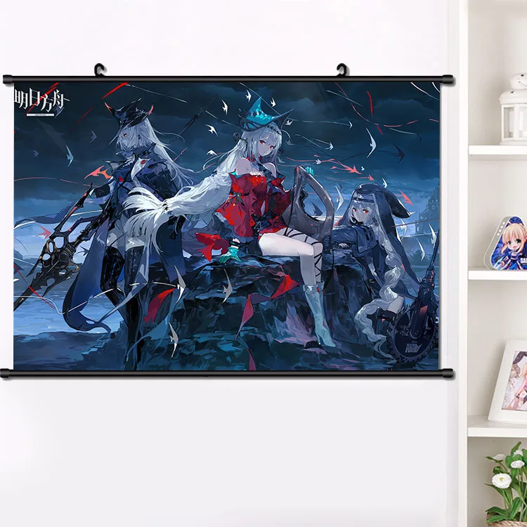 Аниме игра аррыцари Скади подкормляющее сердце настенный свиток картина плакат HD печать домашний декор коллекционное искусство подарок 40x60 см