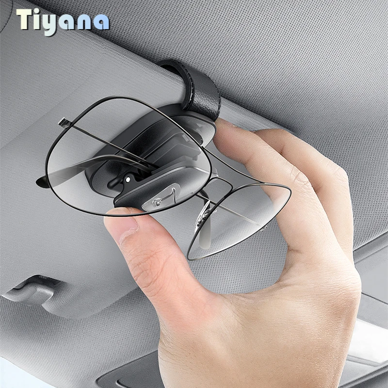 

Tiyana Car Eyeglass Holder Glasses Storage Clip For Audi Bmw Auto Interior Organize Accessories Car Sunglasses Eyeglass Holder