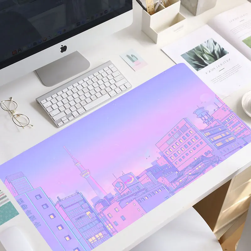 

Christmas gift Moon landscape Large Mouse pad PC Computer mat Free Shipping Large Mouse Pad Keyboards mouse pad mat mouse pad