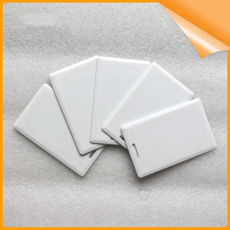 

125khz T5577 Size 85.5x54x1.8mm Rewritable Writable Blank Card RFID Token Tag For Attendance Management Thick Card