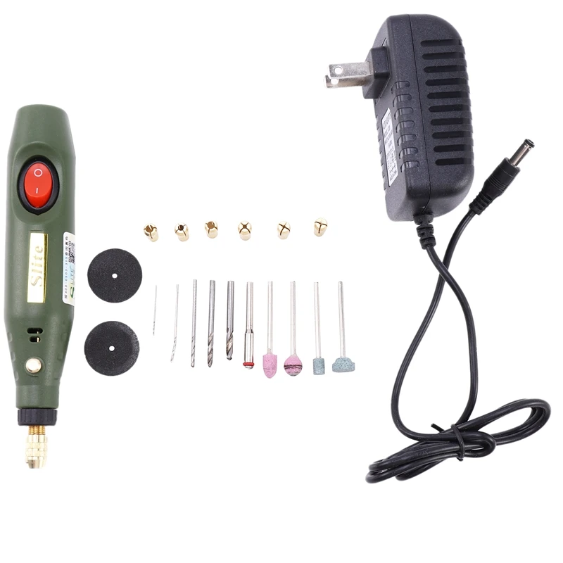 

110V Power Tools Engraving Pen Mini Electric Grinder Polishing Machine Small Manual Drilling Machine Power Tools Us Plug