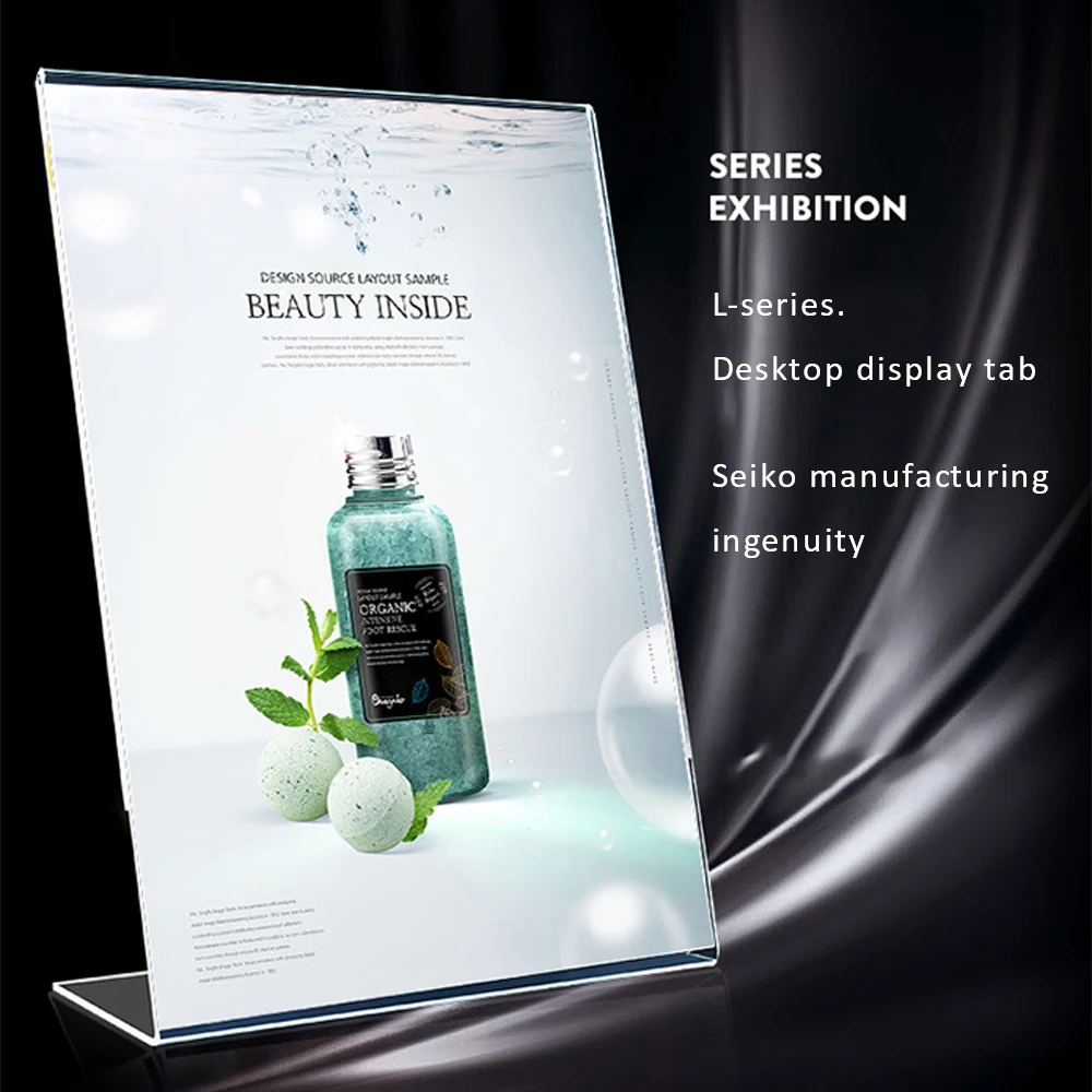 5Pcs A4/A5/A6 Acrylic Display Stands Poster Holder Menu Frame Photo Showing Leaflet QR Code | Дом и сад