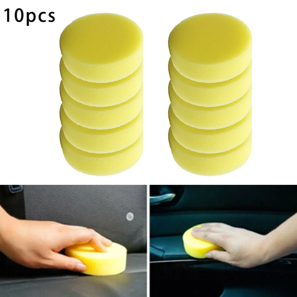 

Car Sponges Cleaning Wash For Most Models Polishing Pad Round High Quality