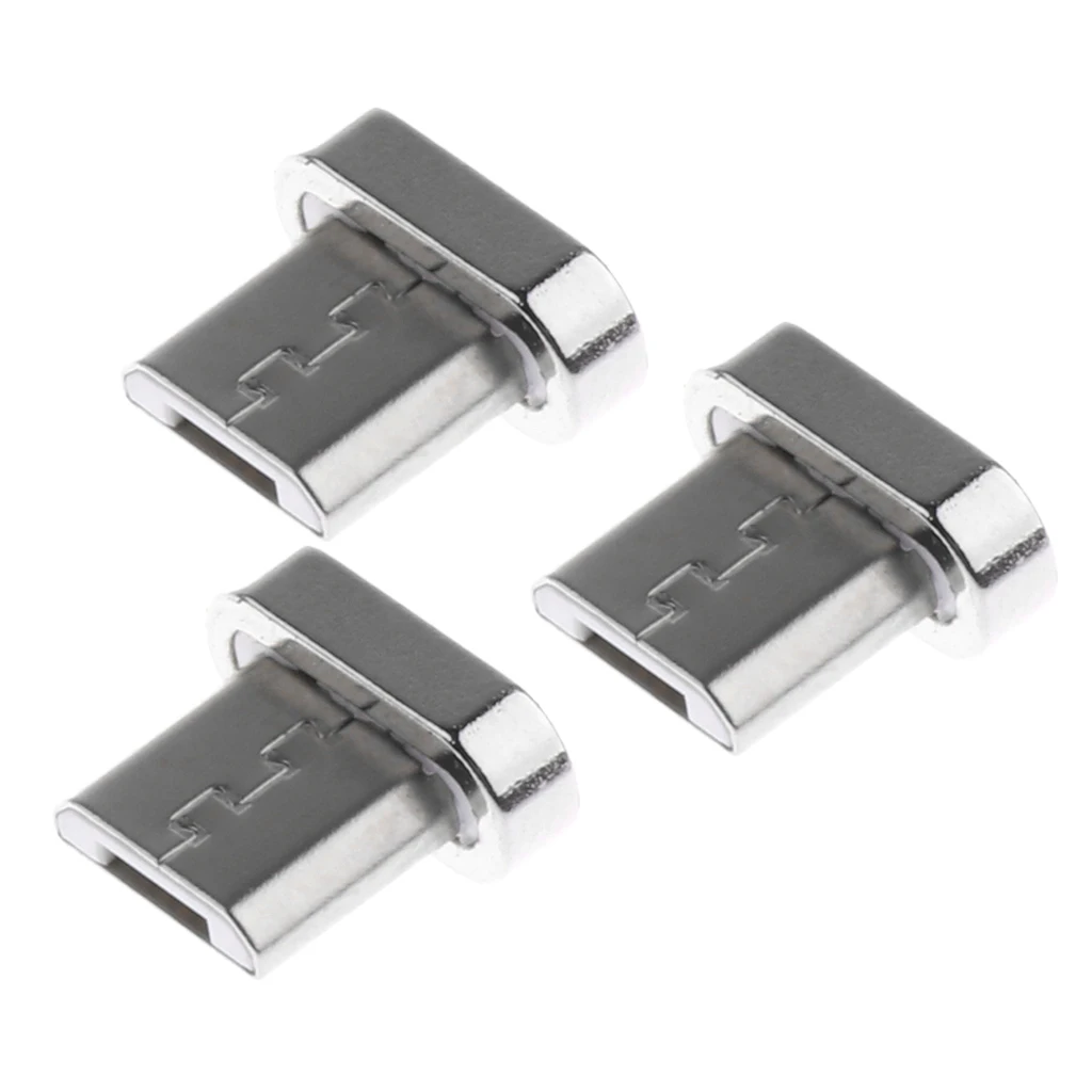 3 шт./компл. для микро-флеш-накопителя USB наконечник конвертировать Штепсель для телефонов на базе Android с Bluetooth Магнитный Micro USB разъем Micro USB адаптер