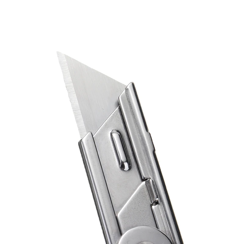 

1pc Fold Knife Utility Letter Knife Stainless Steel Cutter Package Survive Razor Open Peel Outdoor Blade