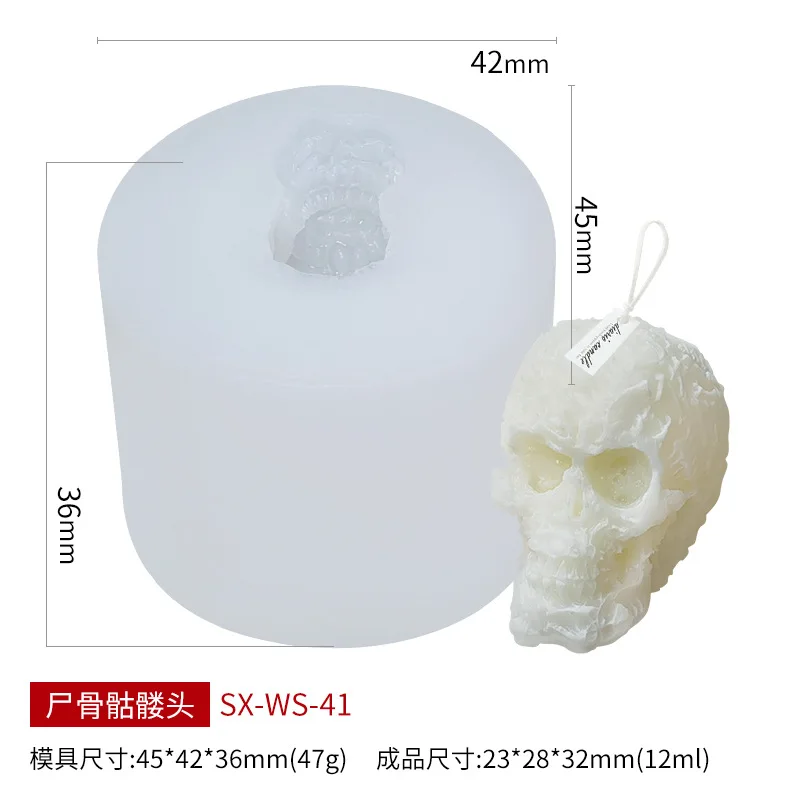 3 шт./набор формы для свечей череп/тыква/силиконовая форма | Дом и сад