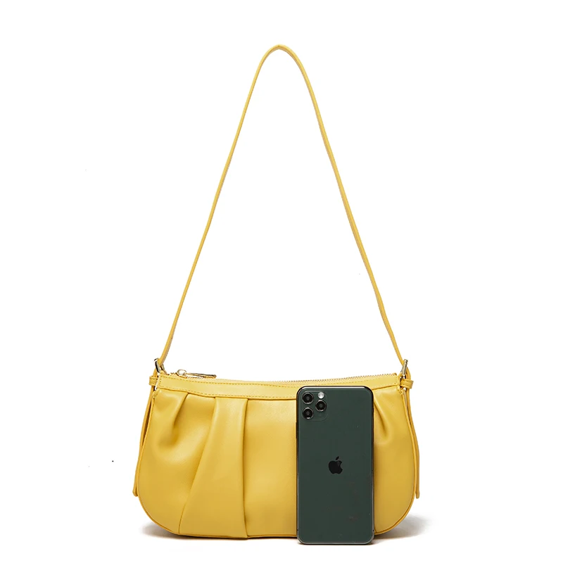 

Bags Women's 2021 High Quality New Fashion Fashion Folding Shoulder Underarm Bag Brand Design Messenger Bag