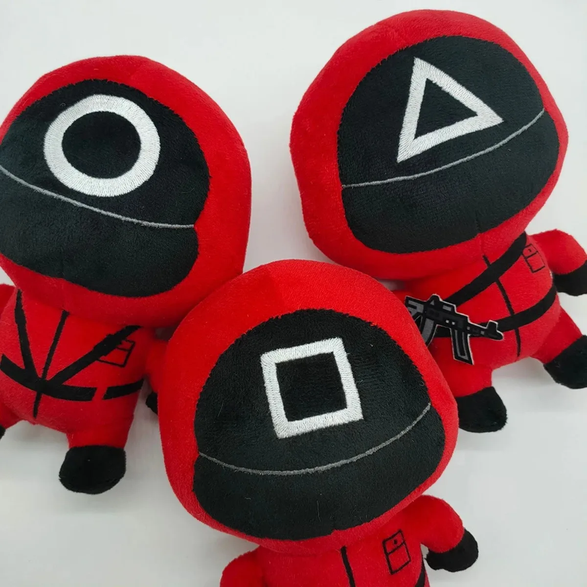 Squid Game Plush Toy Kawaii Peluche Stuffed Doll Korean Funny Cartoon Character Toys Halloween Christmas Kids Gifts | Игрушки и хобби