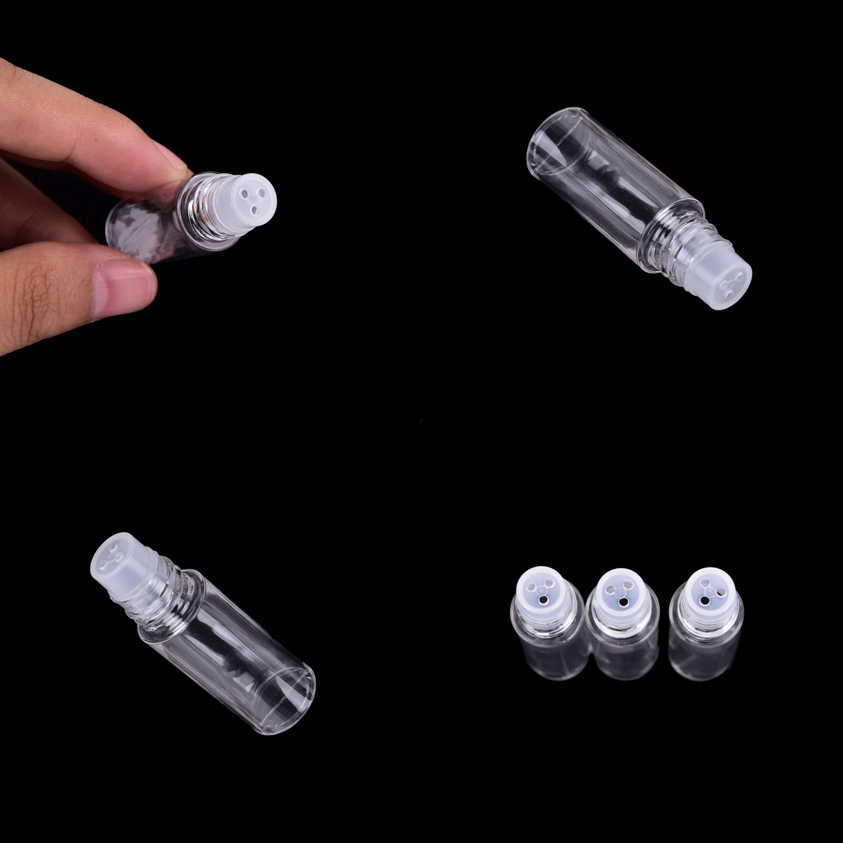 

1/2/3/5 шт. 3 мл контейнер пластиковый пустой косметический сито свободные баночки для пудры коробка для макияжа с винтовой крышкой