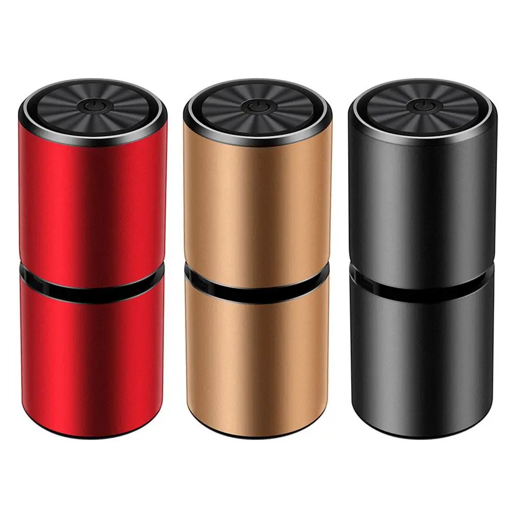 

Negative Ion Black Bedroom Air Purifier Small Household Car Air Purifier Protable Office Air Disinfection Kitchen