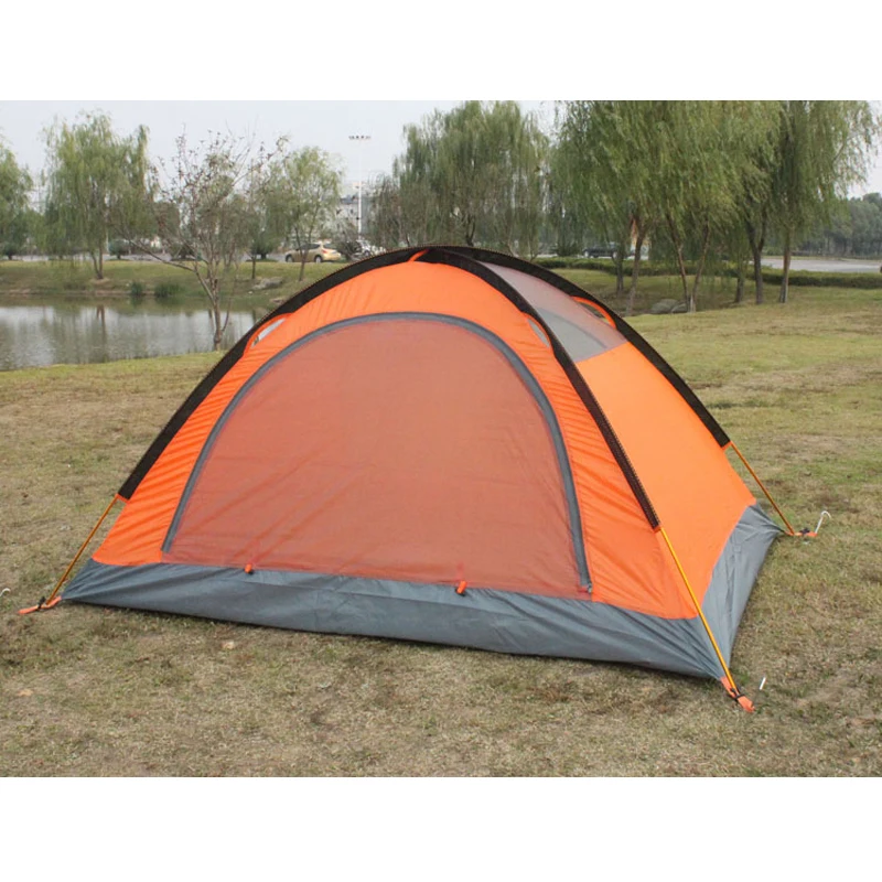 Kaufen Camping Zelt Im Freien 2 Menschen Oder 3perons Doppel Schicht Aluminium Pole Anti Schnee Im Freien Familie Zelt Mit Schnee Rock