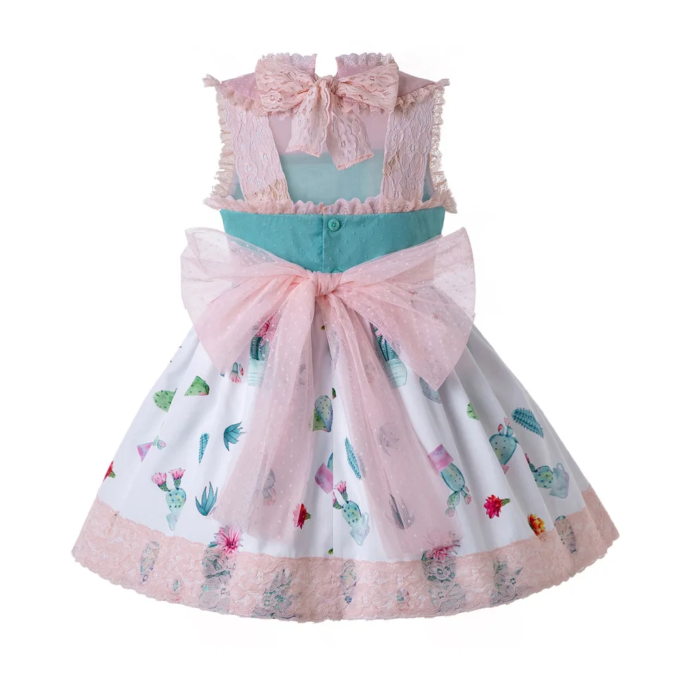 Платье принцессы для девочек вечерние платья с бантиком летние | Детская одежда и