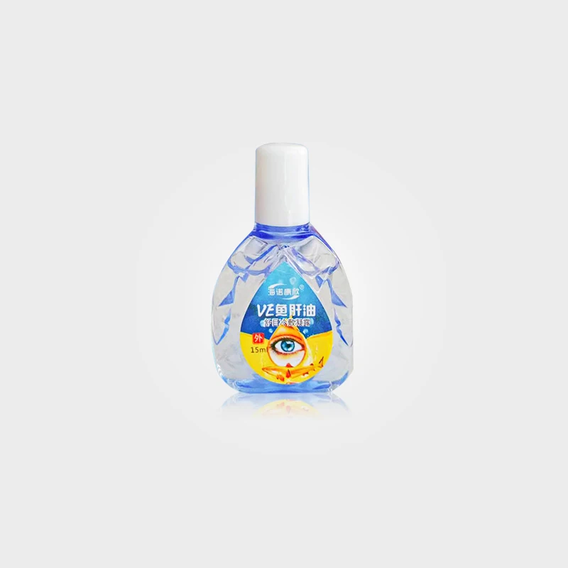 

15ml Cod liver Oil Eye Drops Relieves Dry Eyes Removal Fatigue Eyes Health Care Liquid