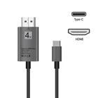 USB C HDMI-совместимый кабель 4K Type C к HDMI-совместимый кабель 30 Гц Thunderbolt 3 адаптер для Huawei P40 MacBook Air Ipad Usb C кабель