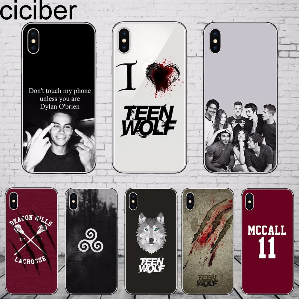 Ciciber Teen Wolf для iPhone 11 Pro Max чехол телефона iphone 8 7 6 6S 5S SE X 7plus 8plus 6plus силиконовый мягкий