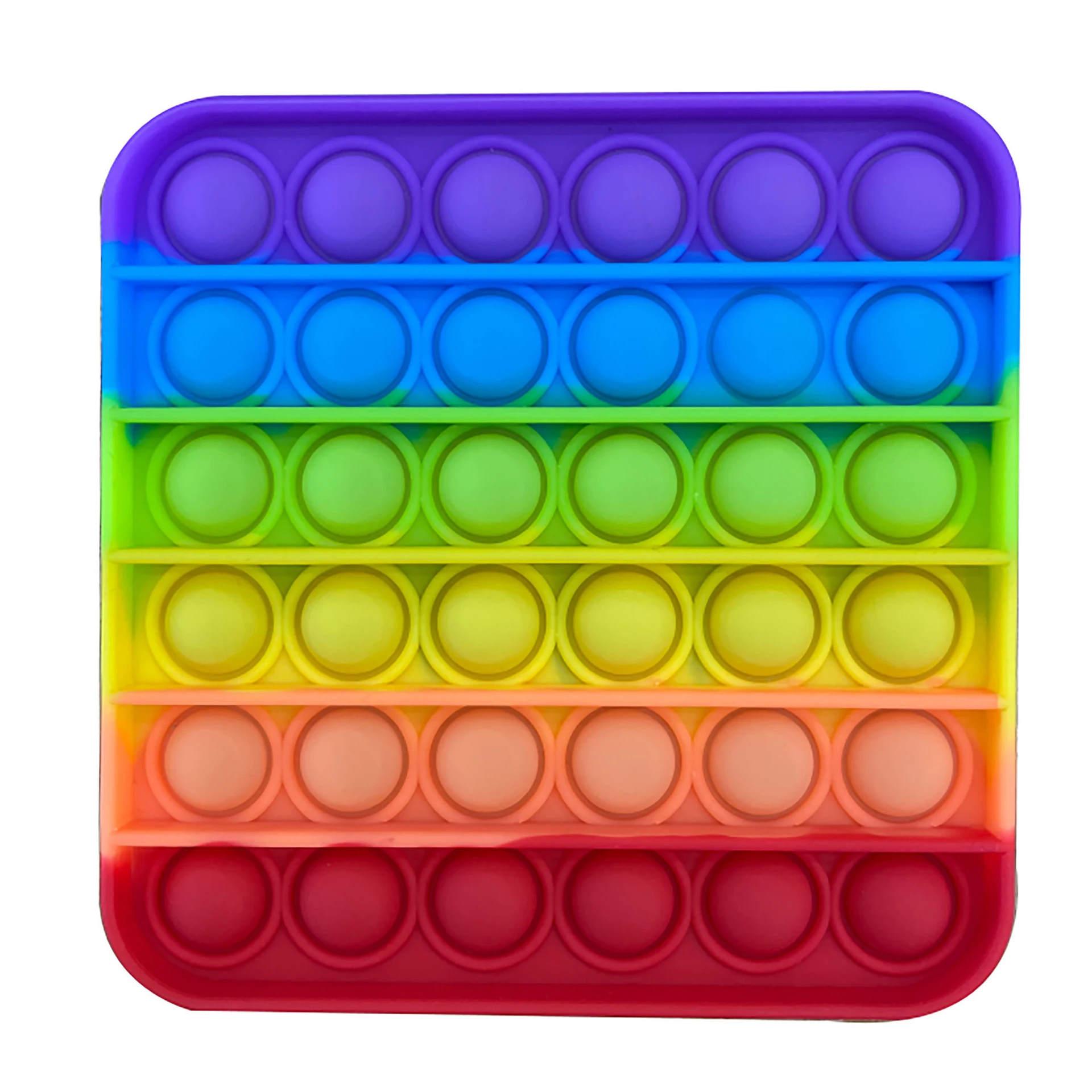 

kawaii Fidget Reliver Stress Toys Rainbow Push Bubble Antistress Toys Adult Children Sensory Simple Dimple Toy Rainbow Antistres